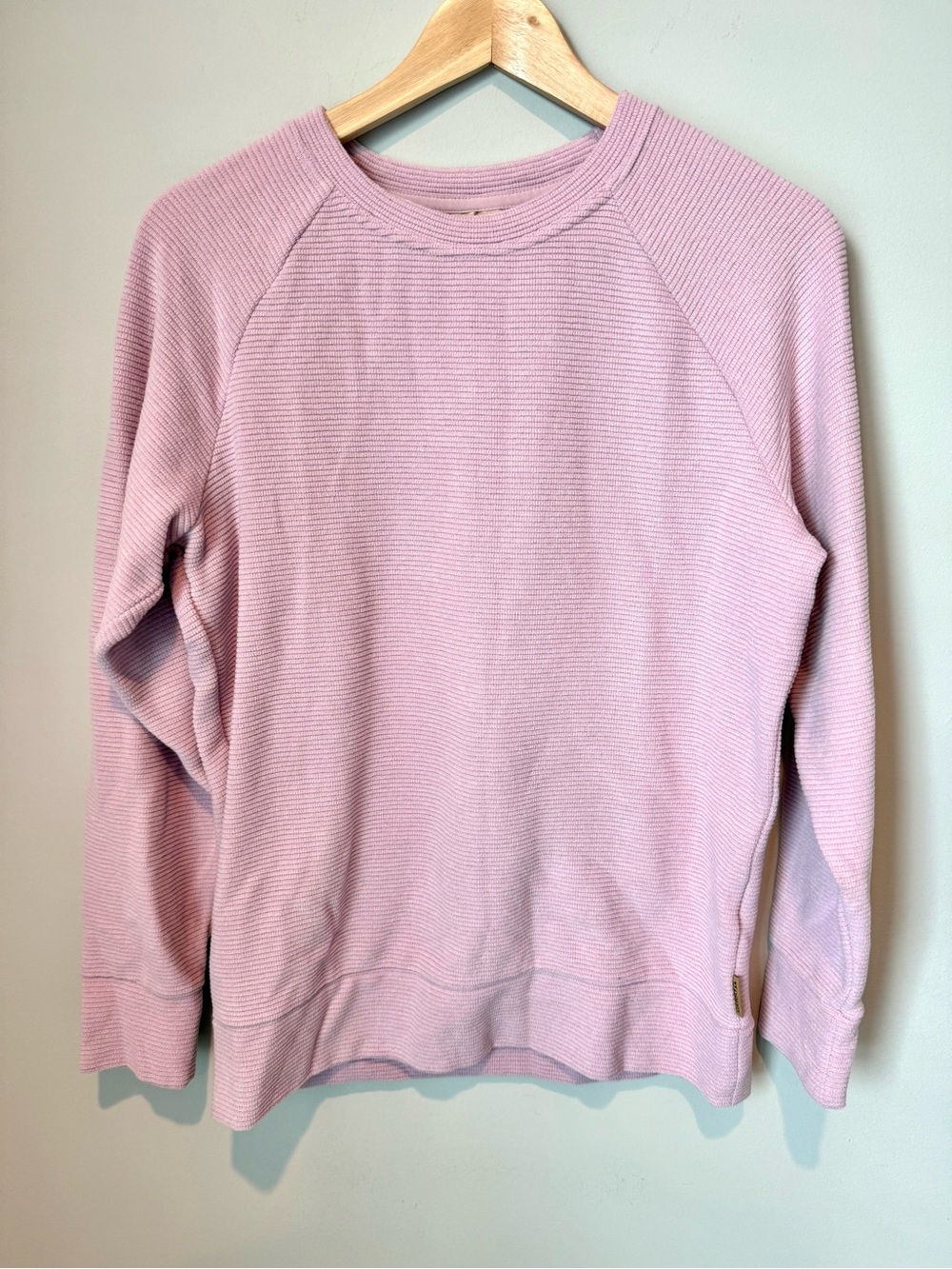 Women's Gerry Ottoman Lightweight Ribbed Crewneck Sweater - Light Pink
